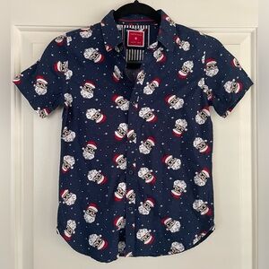 Cactus Boys Festive Navy Shirt